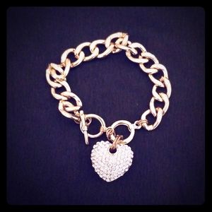 Gold & Diamond(CZ) bracelet